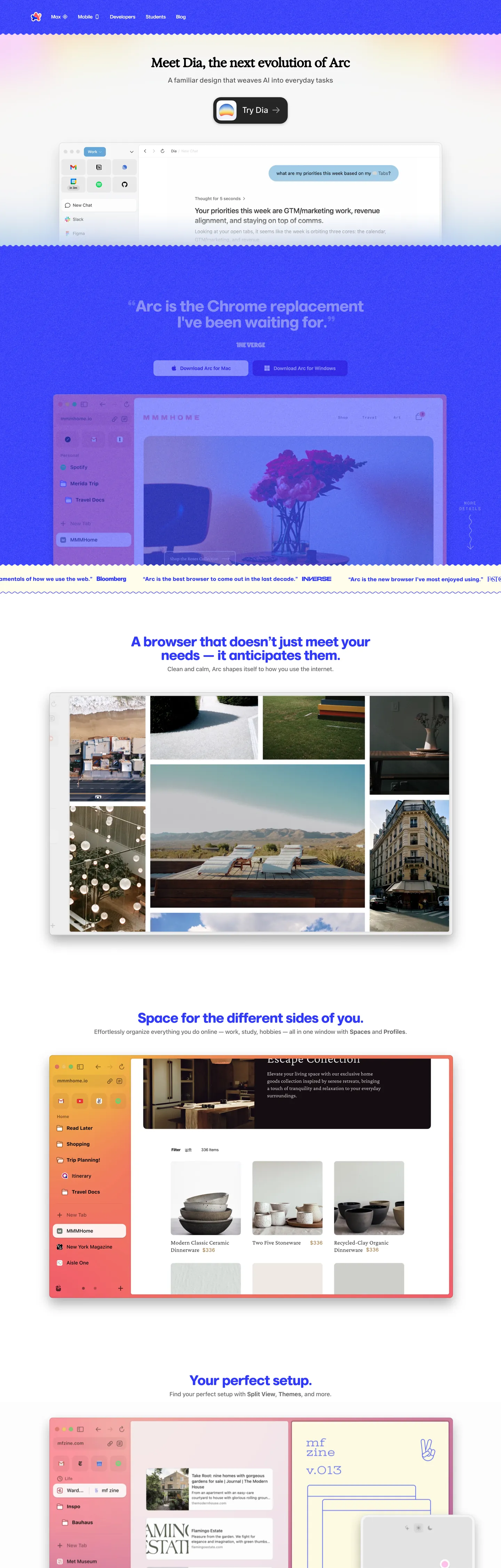 Arc's website at arc.net