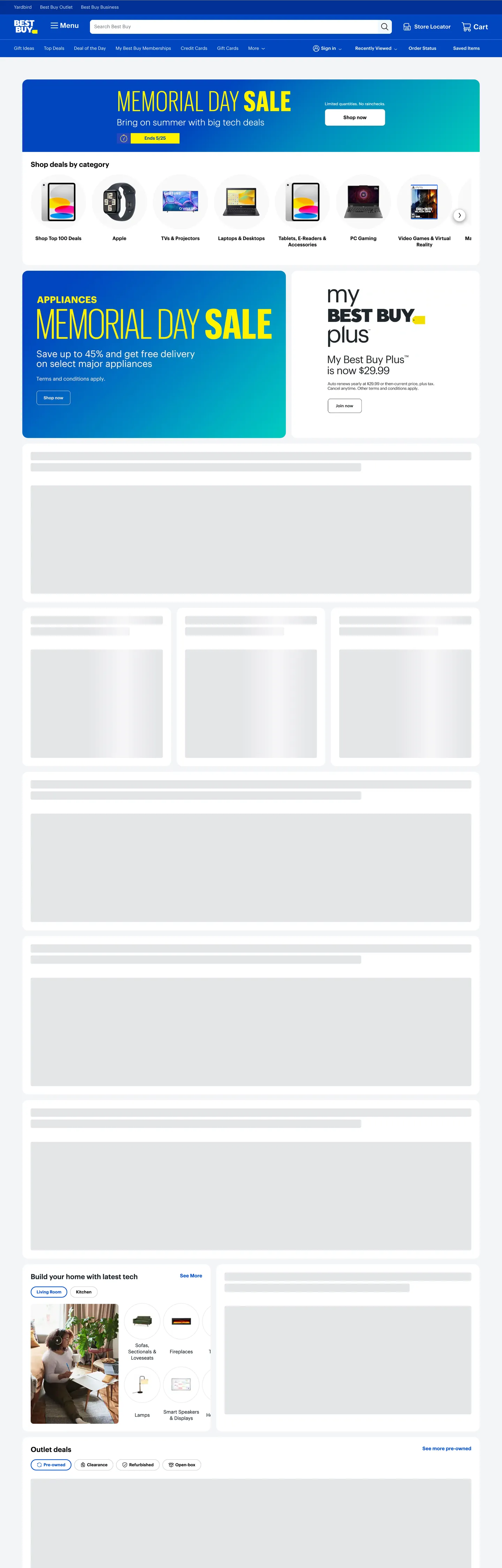 Best Buy's website at bestbuy.com