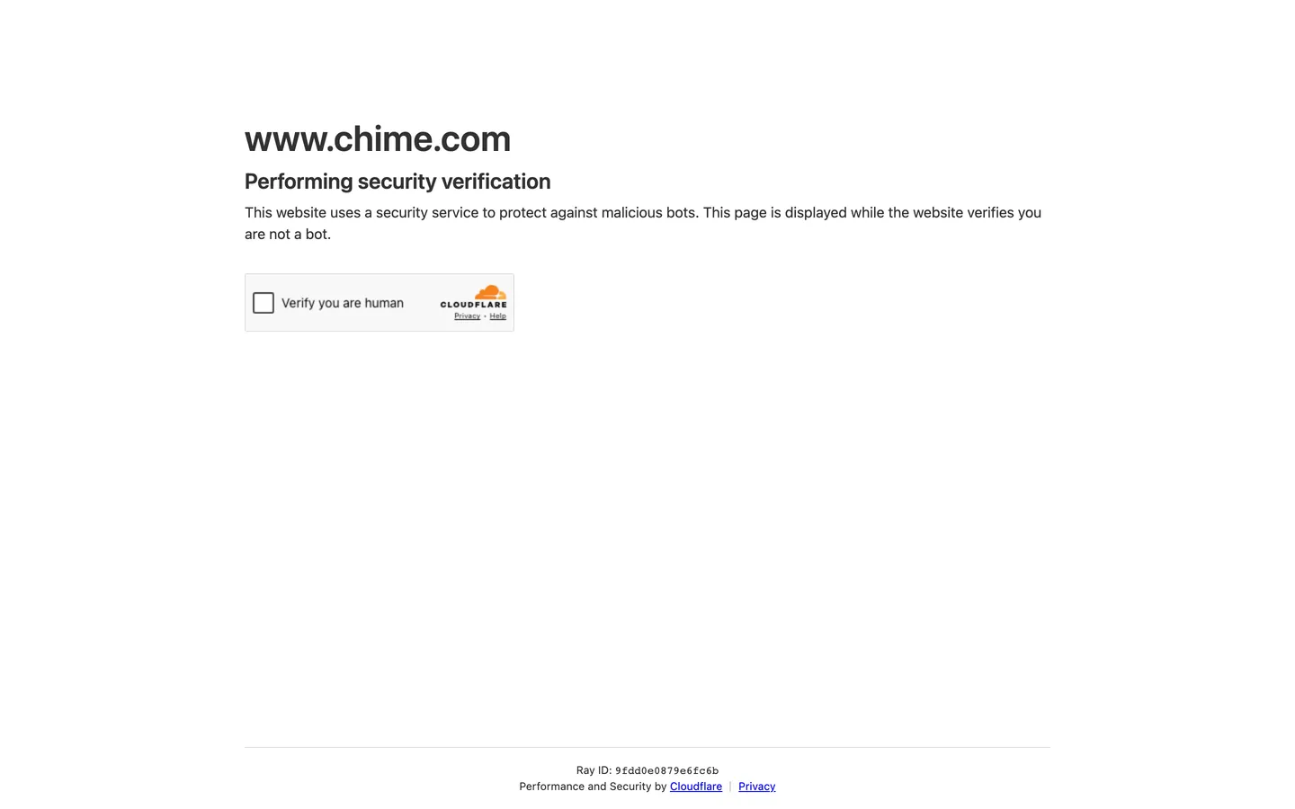 Chime's website at chime.com