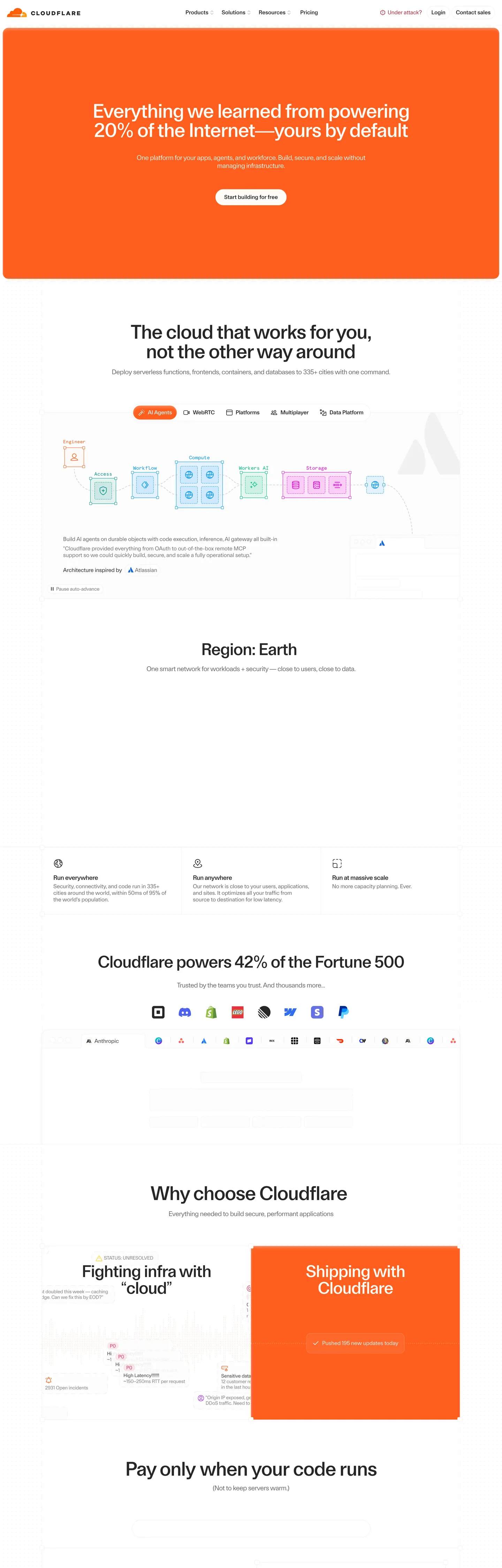 Cloudflare's website at cloudflare.com