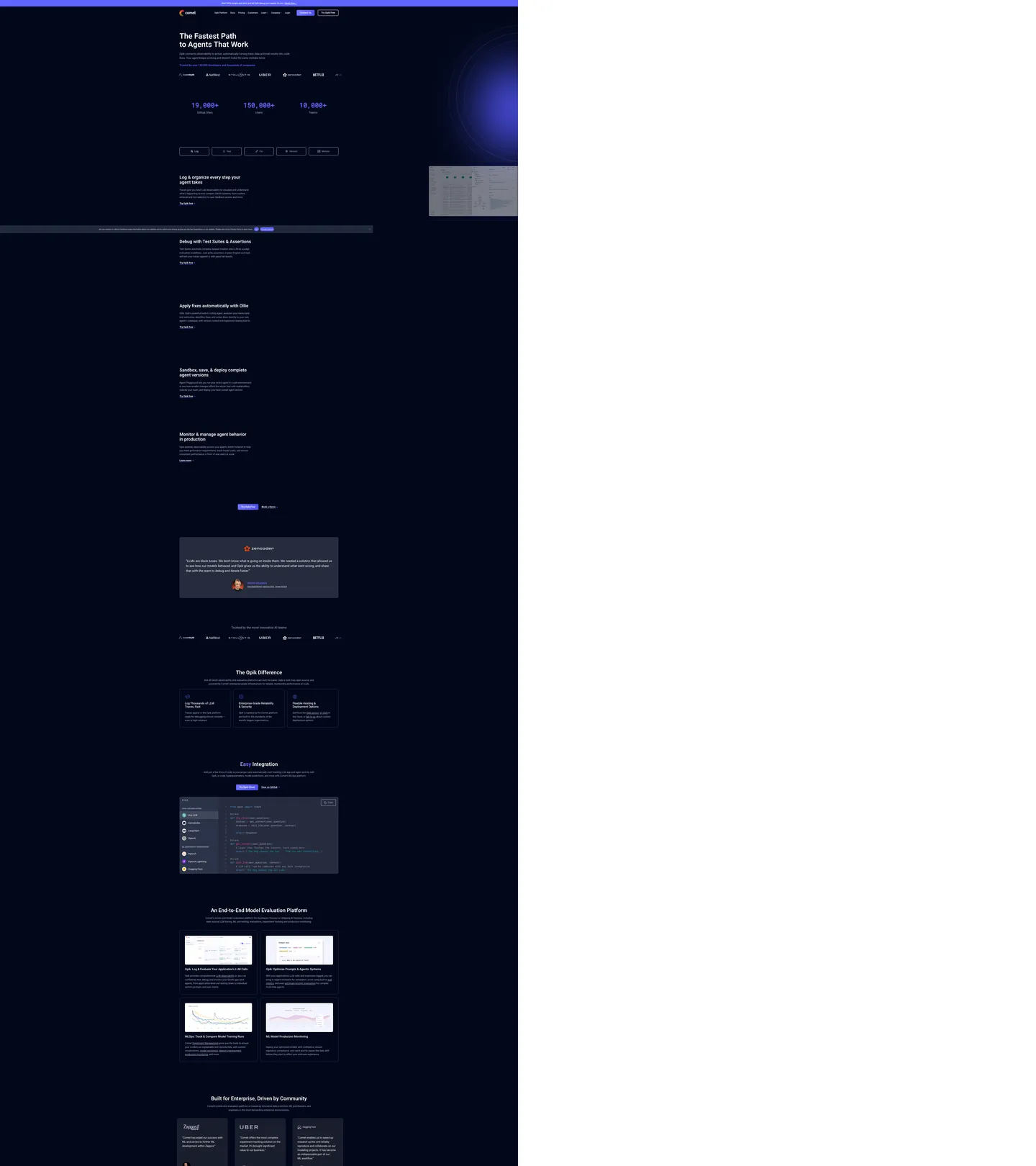 Comet's website at comet.com