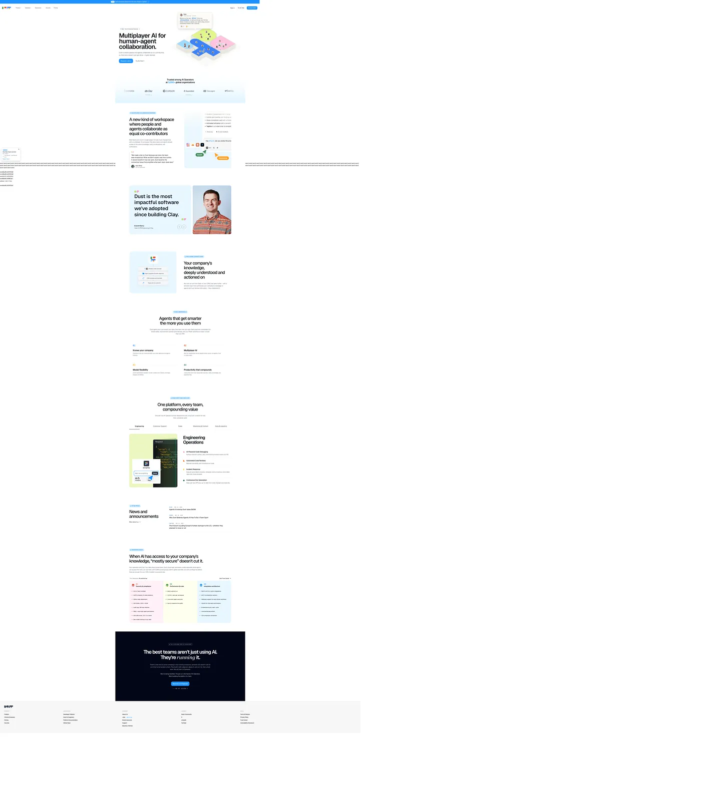 Dust's website at dust.tt