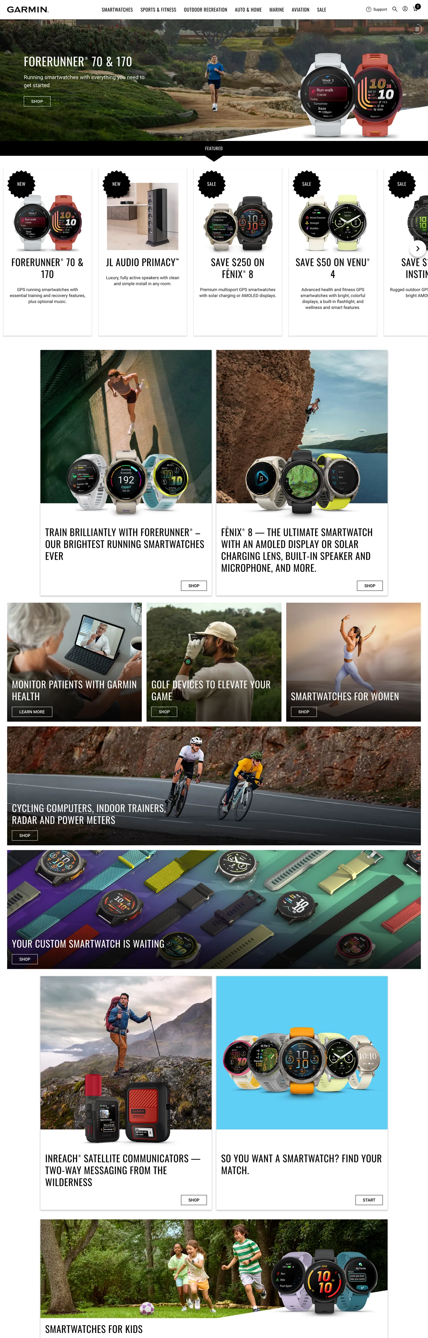 Garmin's website at garmin.com