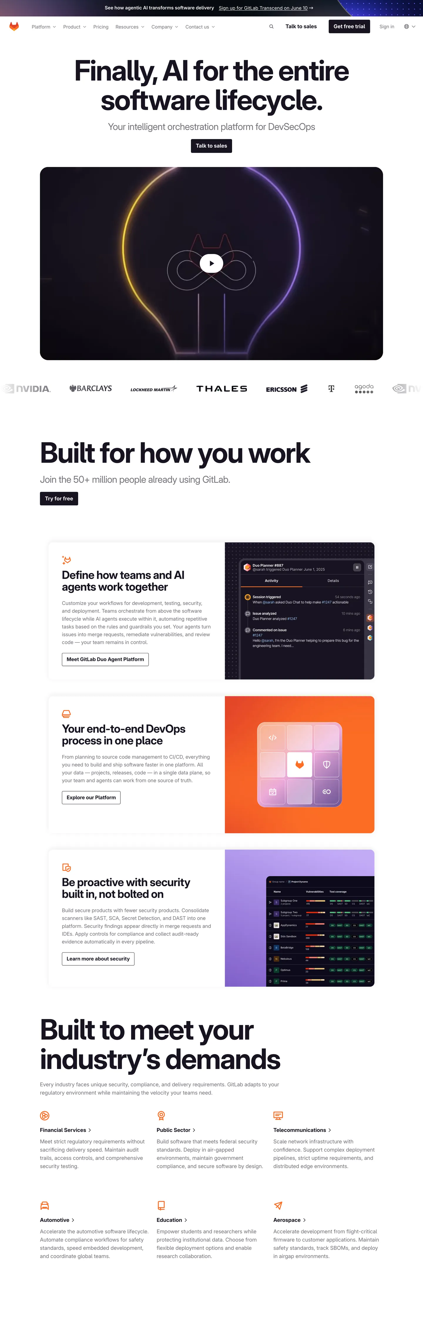GitLab's website at about.gitlab.com
