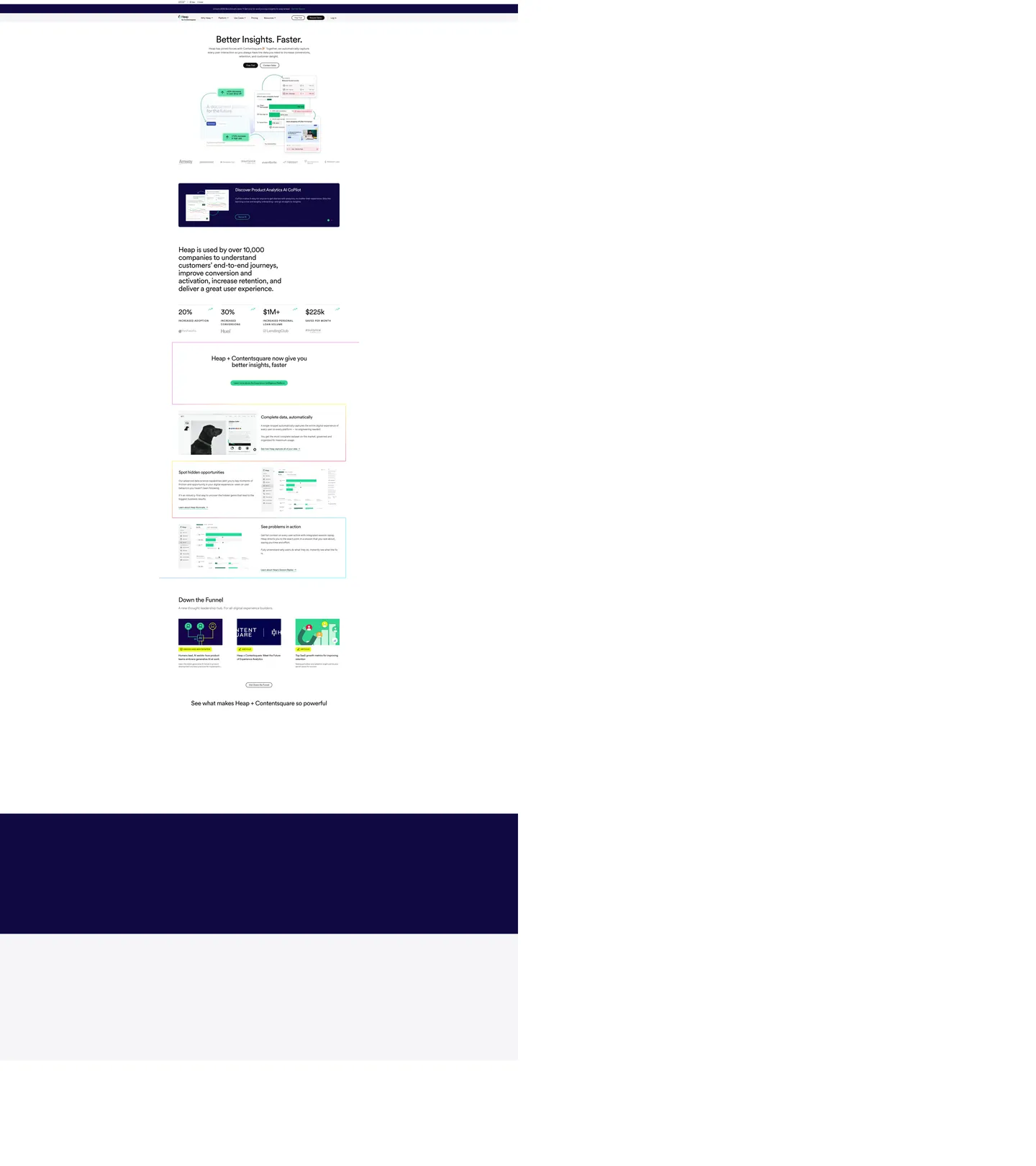 Heap's website at heap.io