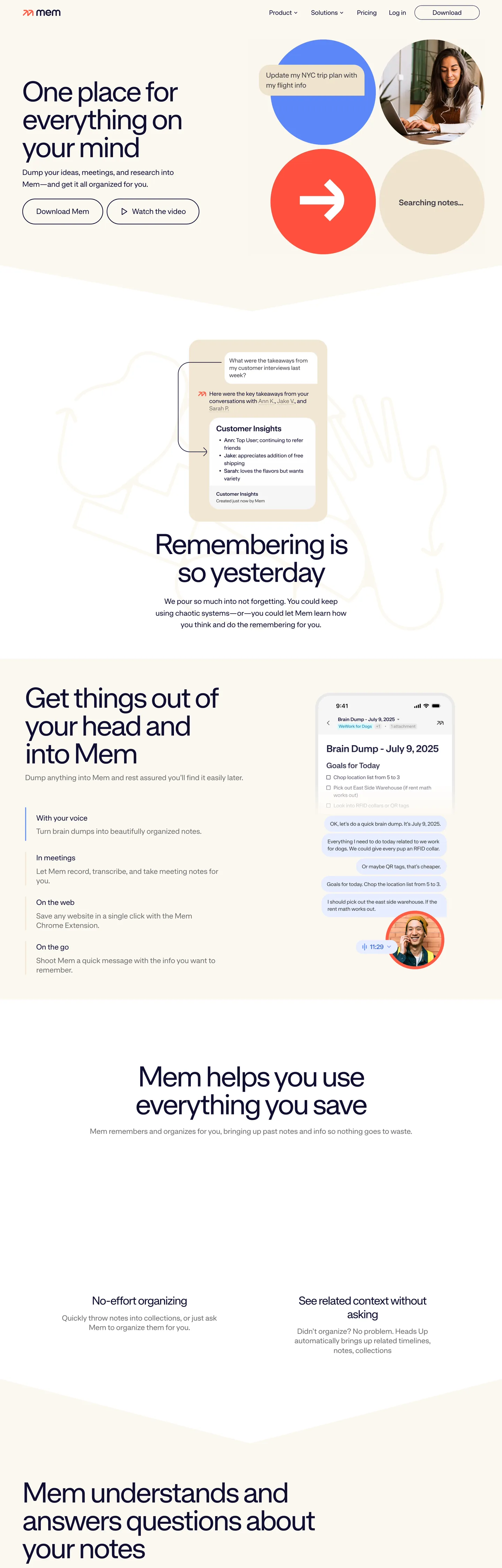 Mem's website at get.mem.ai