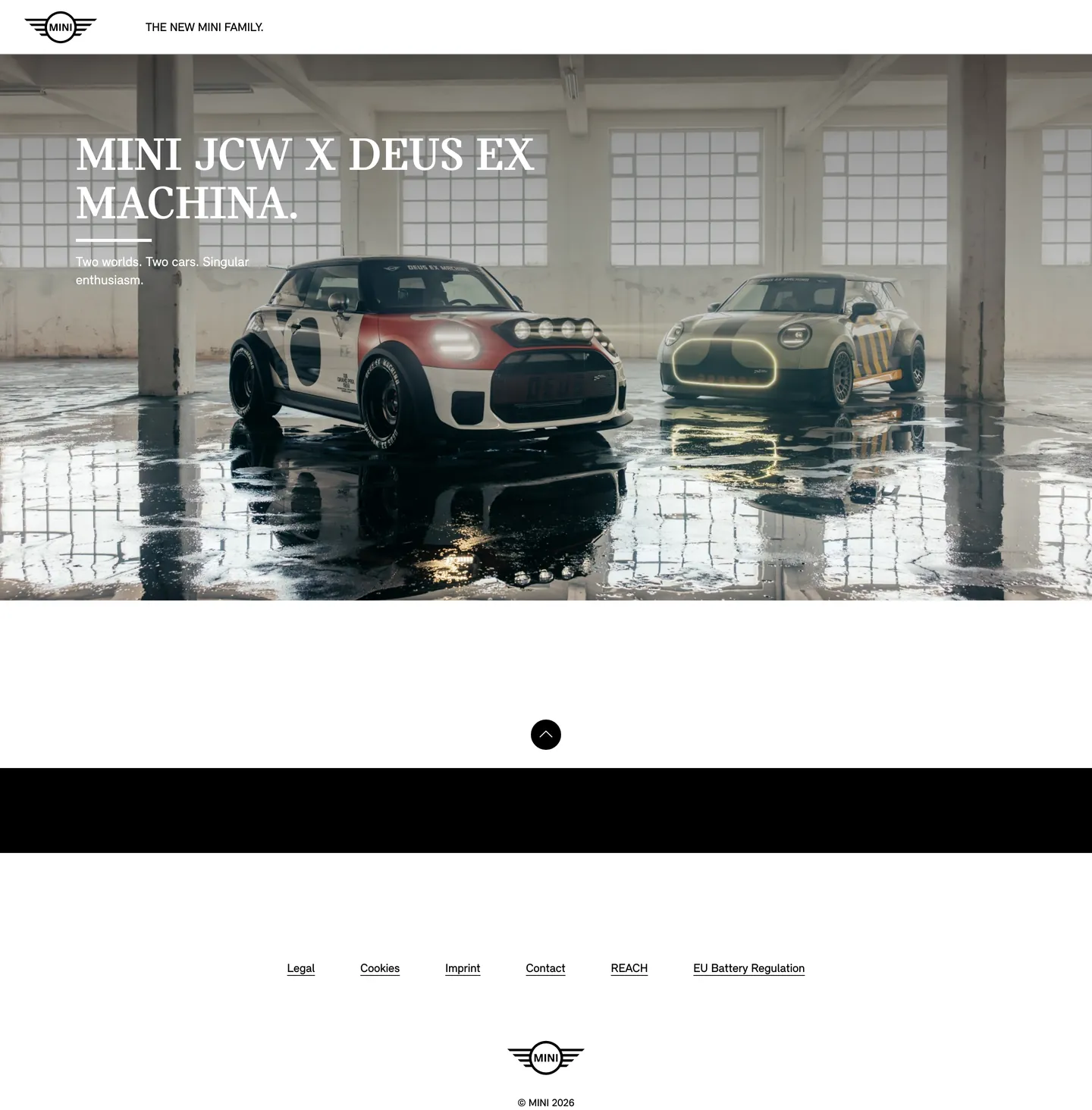 MINI's website at mini.com