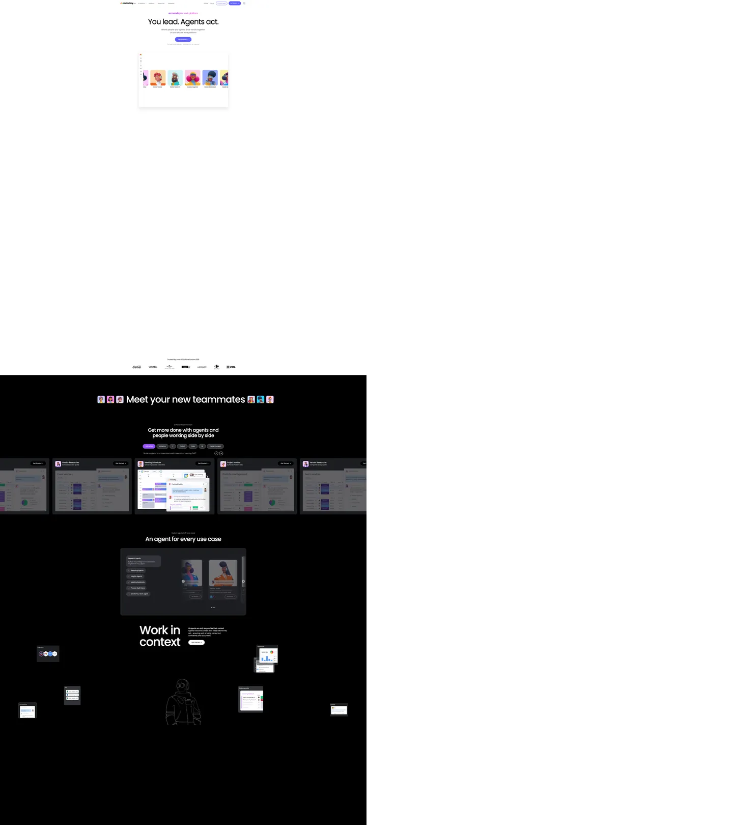 monday.com's website at monday.com