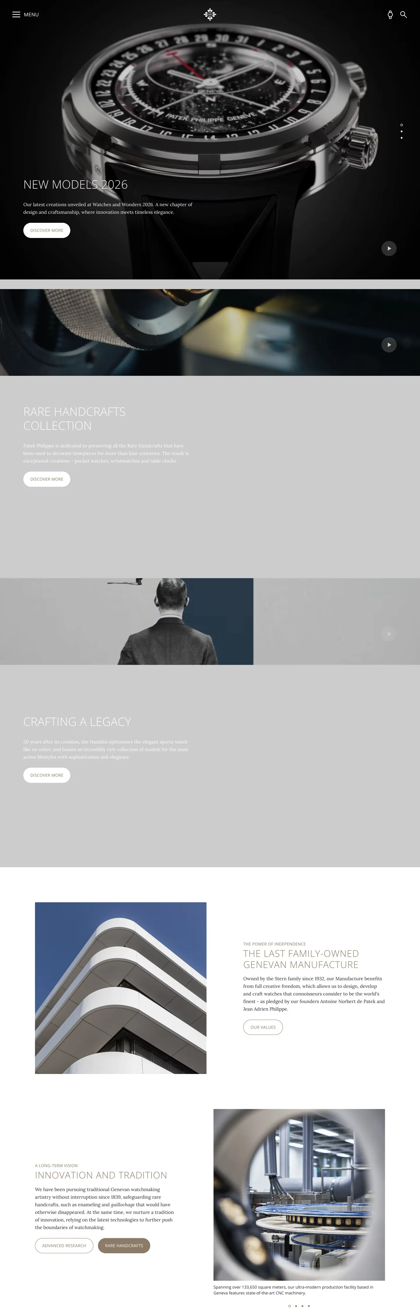 Patek Philippe's website at patek.com
