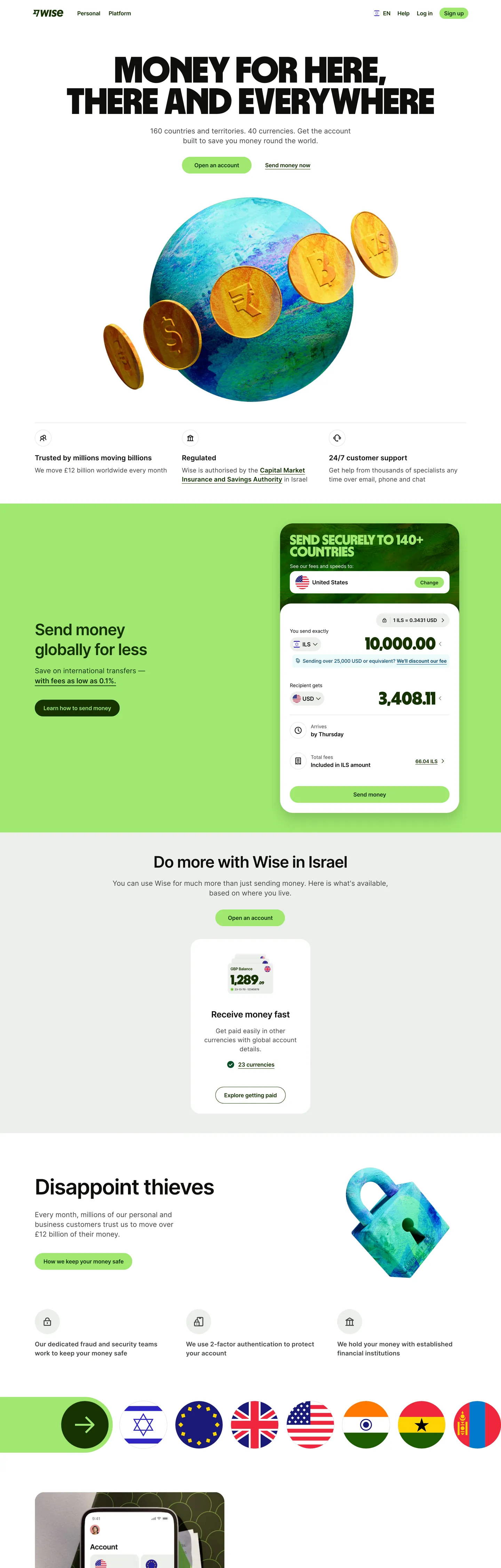 Wise Inspired's website at wise.com
