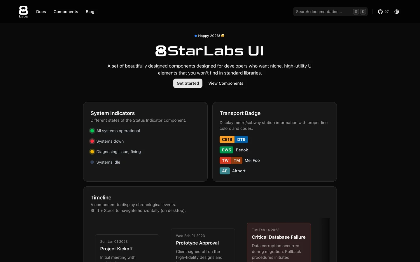 8StarLabs UI - Screenshot preview