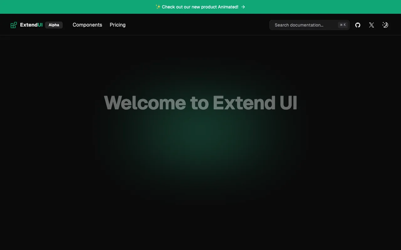 extend-ui - Screenshot preview