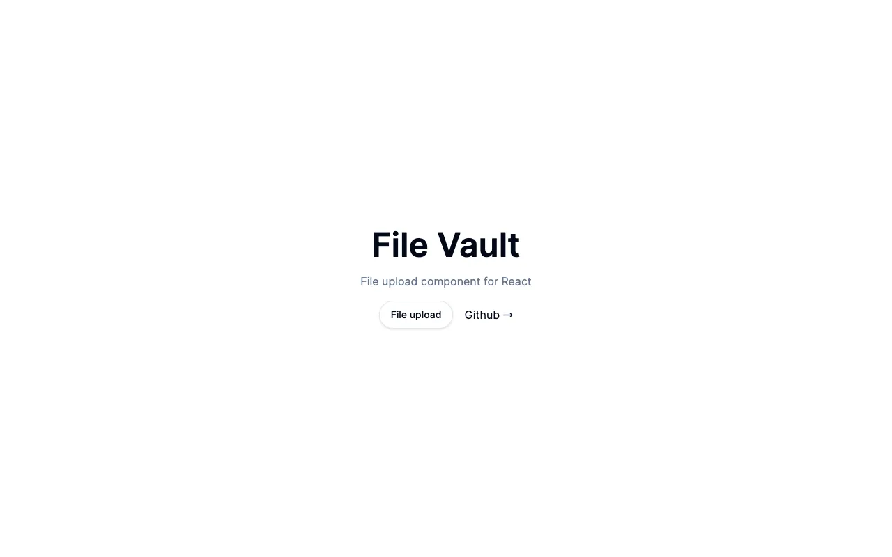 file-vault - Screenshot preview
