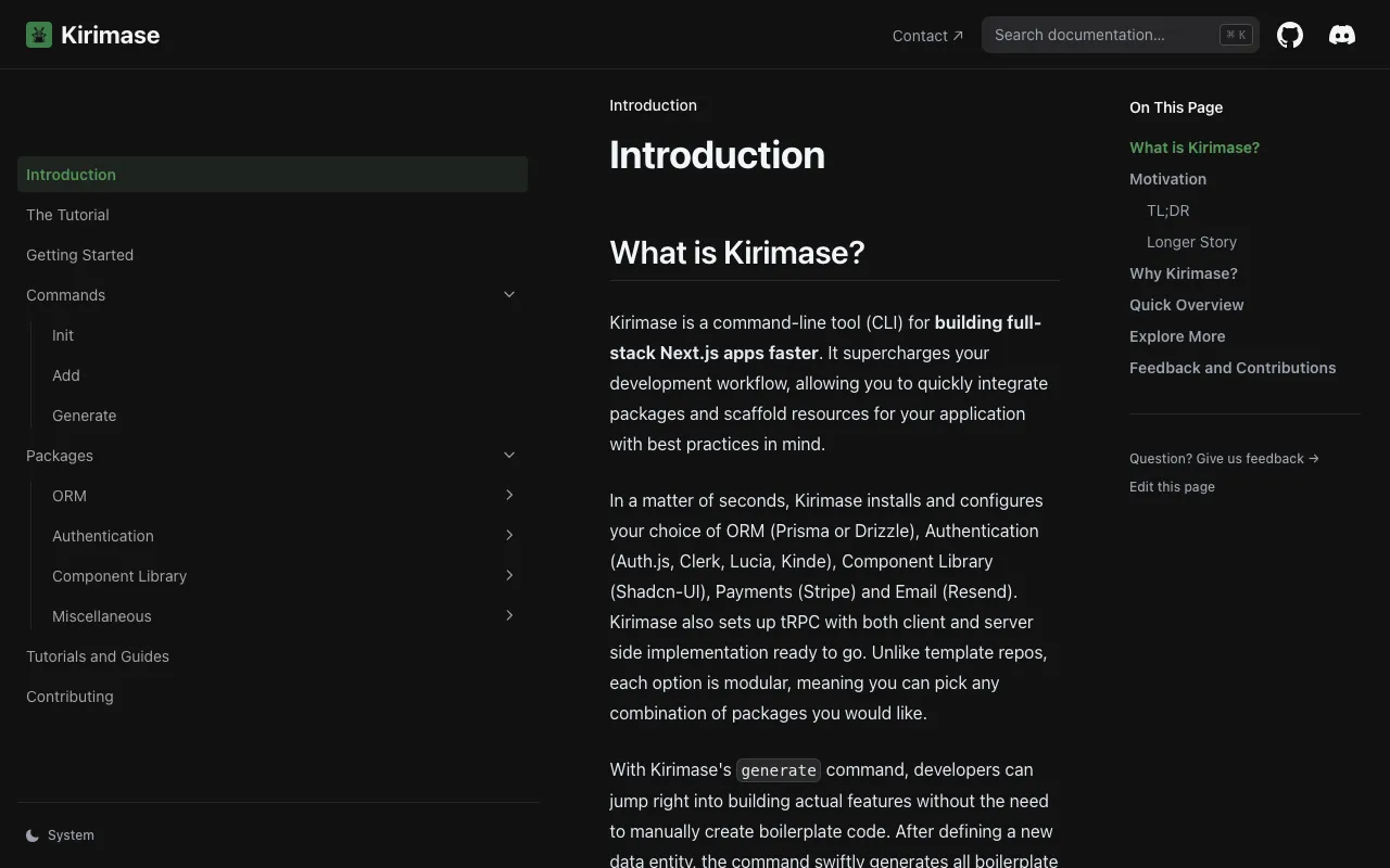kirimase - Screenshot preview