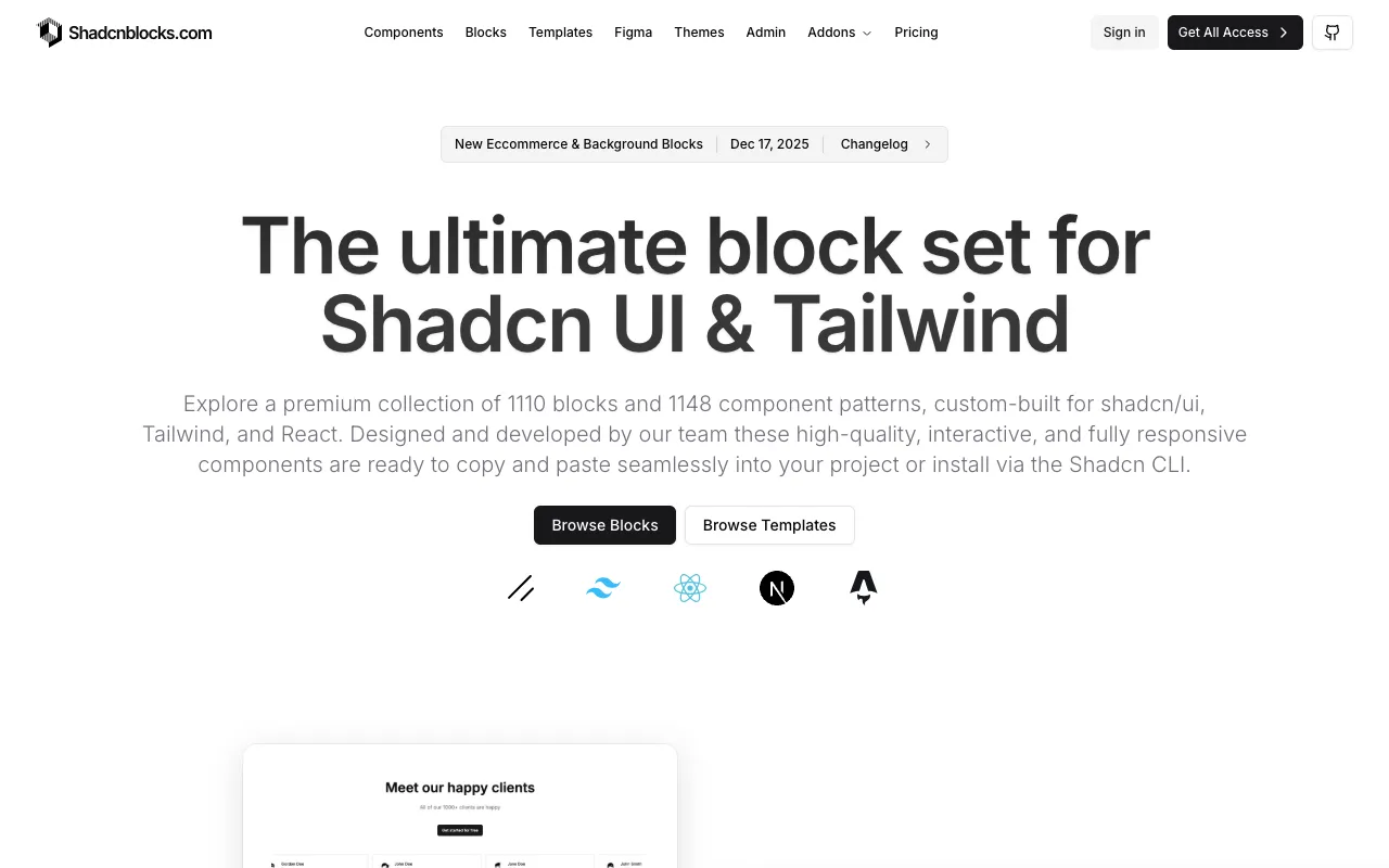 shadcn-blocks-com - Screenshot preview