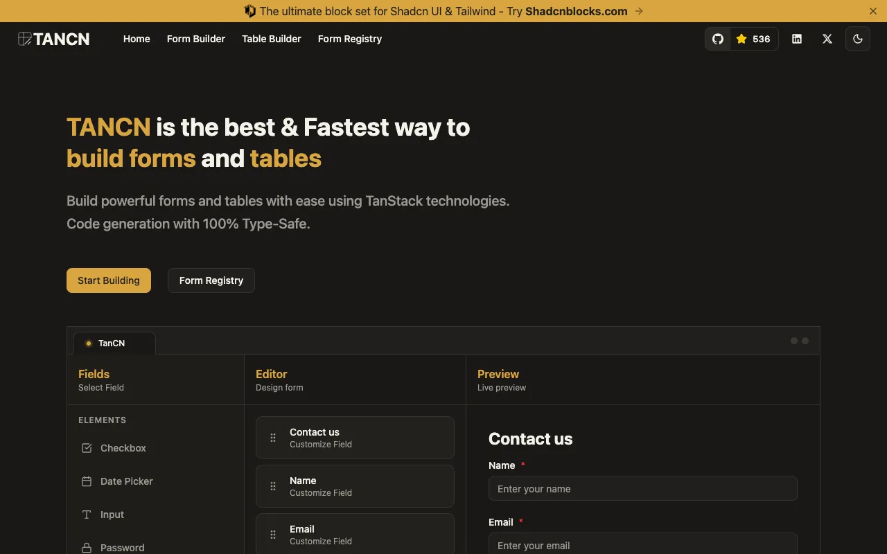 tancn - Screenshot preview