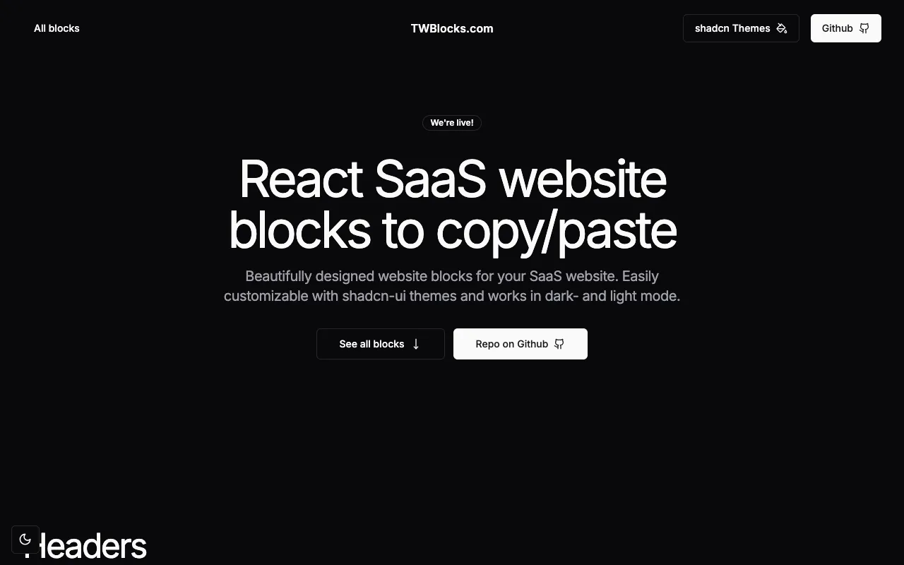 twblocks - Screenshot preview