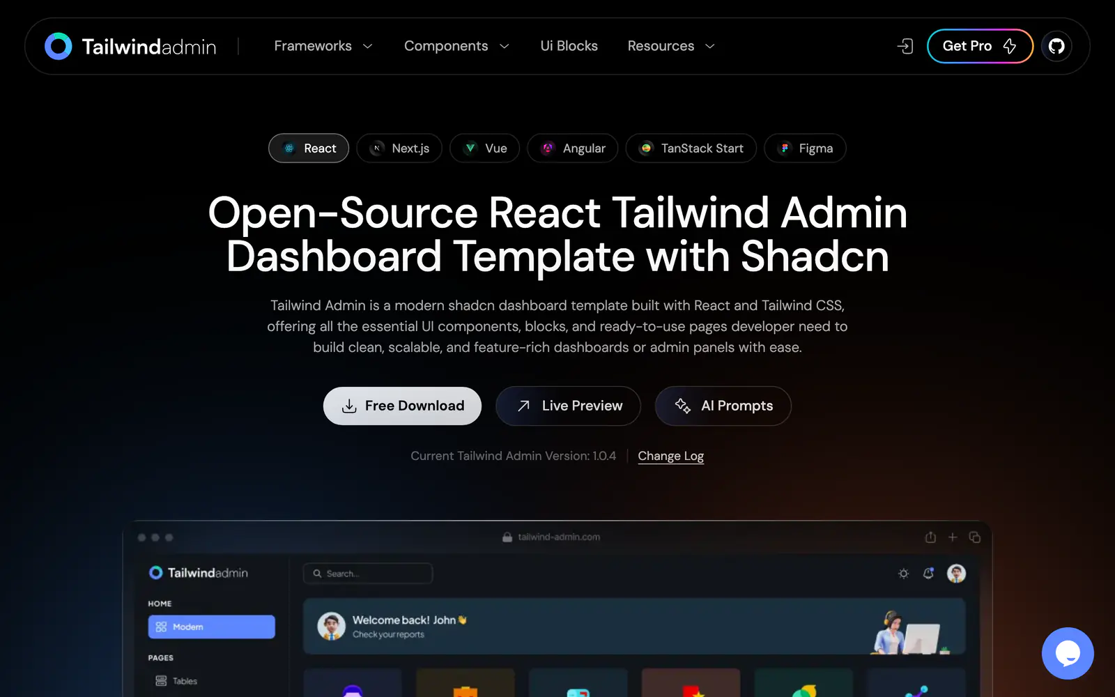 Tailwind Admin — Free Dashboard Template, 45+ Pages and RTL