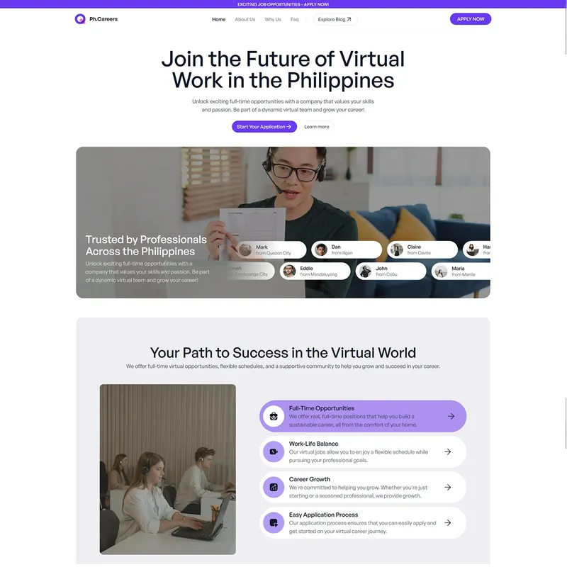 PH Careers preview
