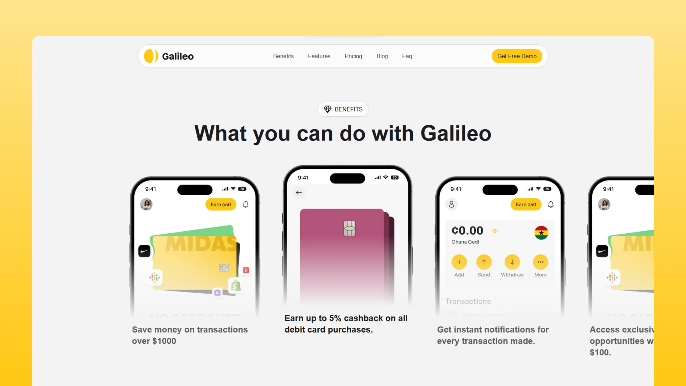 Galileo — Mobile App Waitlist preview 5