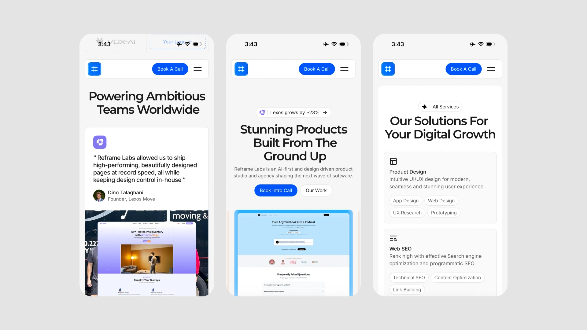 Reframe Labs — Creative Agency preview 4